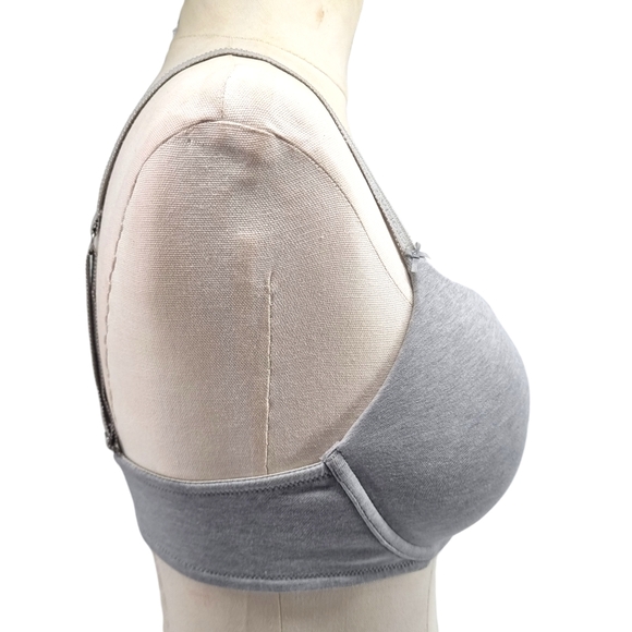 Victoria Secret Womens Gray Push Up Bra Size 34D - Picture 3 of 13